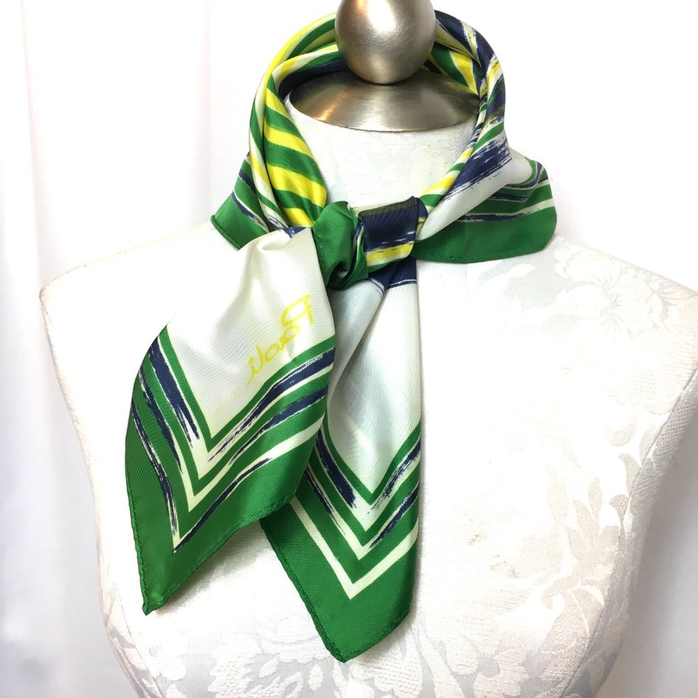 VTG Paoli 70’s style Abstract Print Scarf